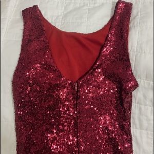 Sparkly Maroon Dress